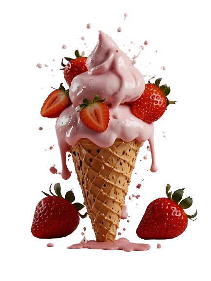 strawberry ice cream